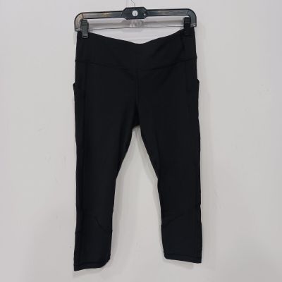 Lululemon Athletic Black Pull On Ankle Style Leggings Size 8