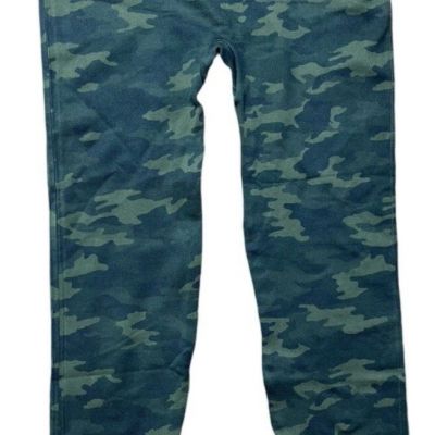 Spanx Leggings LARGE Look at Me Now Seamless Camouflage Womens L Green Camo