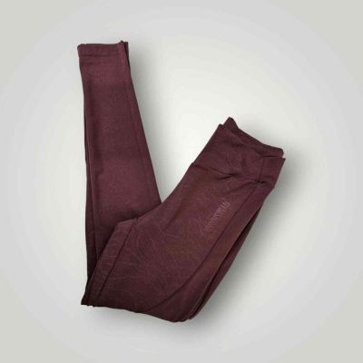 GYMSHARK Legging Womens Medium Burgundy Activewear Workout