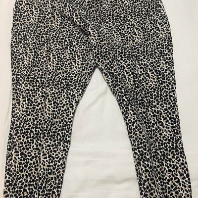 Stevie HIGH RISE High Waist Leggings Pants Leopard Print Athletics Yoga XXL (2X)