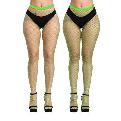 High Waist Fishnet Tights Thigh High Suspender Stockings NG-LM SM