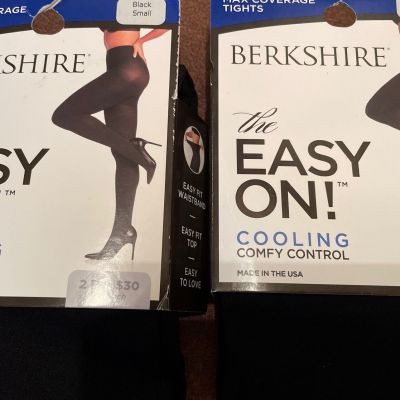 Free Ship,2 Pair! Berkshire Max Coverage Tights,Black , Small 100-125 Lbs (C5)