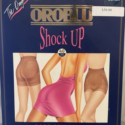 Vintage Oroblu Shock Up Body Sculpture Pantyhose Medium