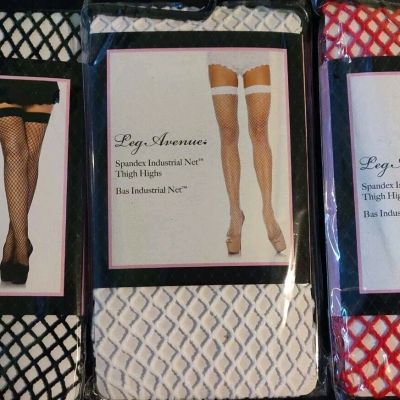 2PCS Thigh High StockingsBlack, White and RedYou choose the color New O/S