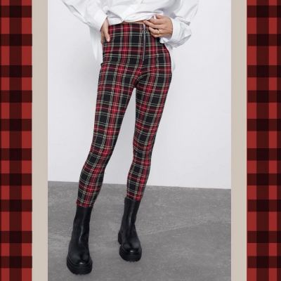 Women’s Zara Tartan Leggings Size M