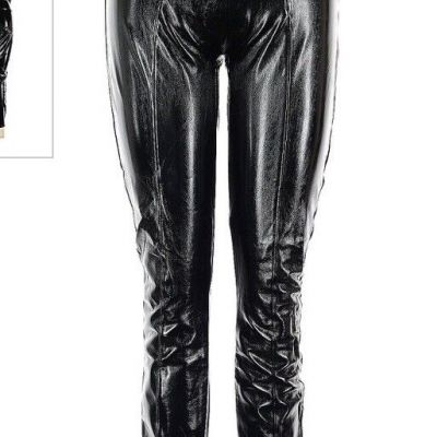 Women’s Spanx Faux Leather Leggings High Waisted Pant Black Small S