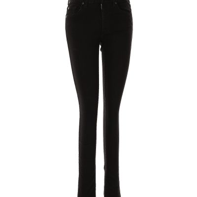 7 For All Mankind Women Black Jeggings 27W