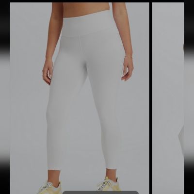 Fabletics Define PowerHold High-Waisted 7/8 Legging. Color: Bright White. Size 3