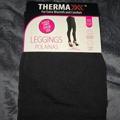 Woman's Therma X Fleece Lined Leggings Size One Size Fits Most Warm Winter Gear