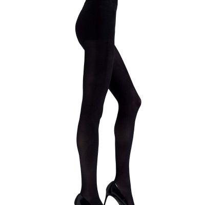 Women's 2 Pair Pack Opaque Tights with Built-in Ball Of Foot Cushion