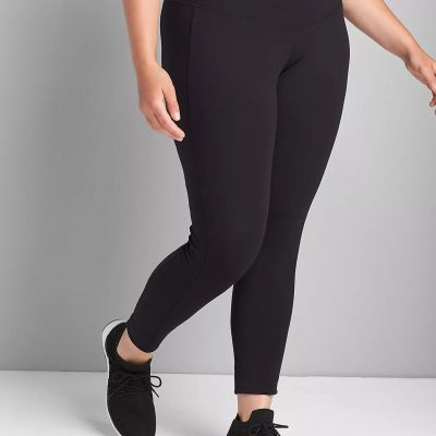 LIVI Lane Bryant High-Rise YR Wicking Legging 7/8 Length Size 22/24 New