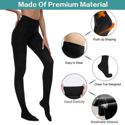 New Opaque Firm Support Pantyhose 20-30mmHg Medical Compression Stockings Tights