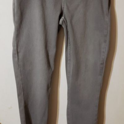 Spanx By Sara Blakely Denim Style Ankle Leggings Gray Denim Size L