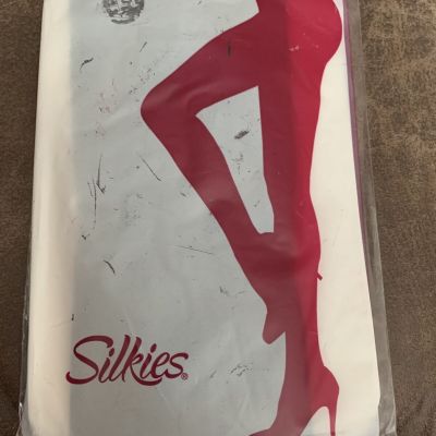 Silkies Microfiber Tights Dark Brown Sz. Small 34-36