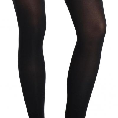 Black Footless Tights For Women - 1 Count - Premium Fabric One Size,