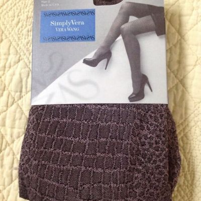 Simply Vera Wang Fashion Control Top Tights Luster Croco size 1