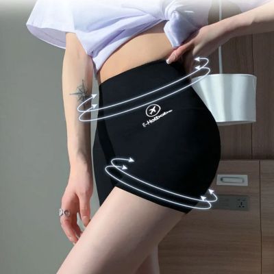 Women Yoga Shorts Tummy Control Exercise Mini Skirt Dress Safety Shorts Thin