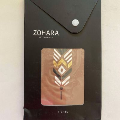 Women’s ZOHARA ART ON TIGHTS 20F397-5BG Pantyhose - 20 Denier ONE SIZE women NEW