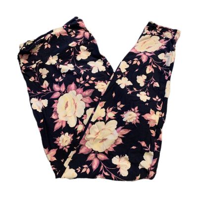 TC2 LuLaRoe Leggings  ~ PINK & IVORY FLORAL PATTERN ~ Size 20-26 Tall & Curvy 2