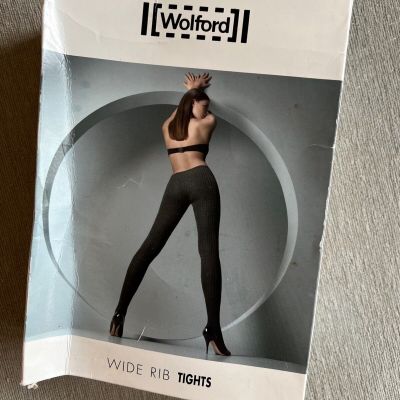 $300 New • WOLFORD  Merino Wool Tights M pantyhose