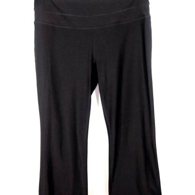 CALVIN KLEIN Performance Womens Cropped Leggings SIZE M Quick Dry Black