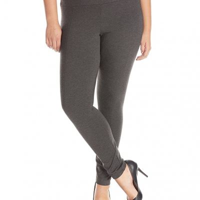 Lyssé Womens Plus Size Ponte Center Seam Leggings-3X