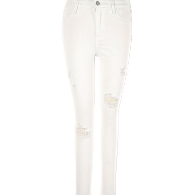 Hollister Women Ivory Jeggings 5