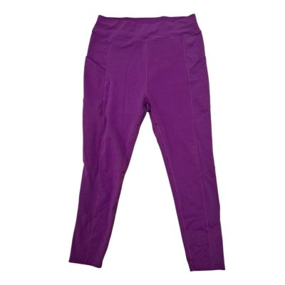 PopFit Purple Stretchy High Waisted Athletic Fitness Workout Leggings Size 2XL