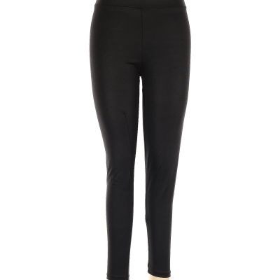 Topshop Women Black Leggings 8