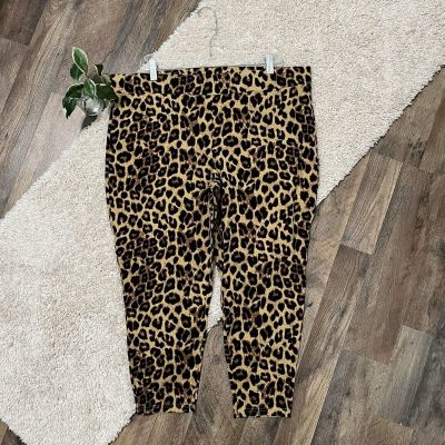 Torrid Size 4X Leopard Print Pedal Pusher Signature Waist Premium Leggings