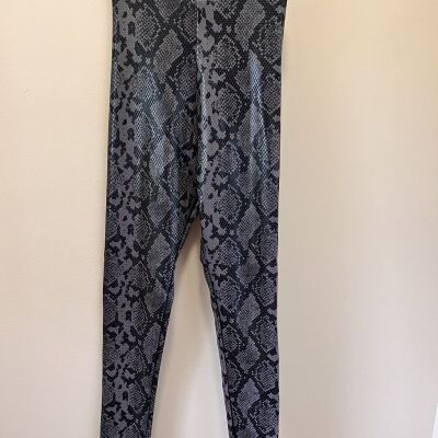 Commando Faux Leather Legging Gray Snake Size S