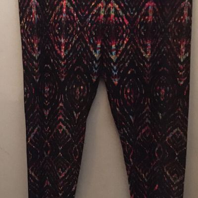 Lularoe T/C Leggings with Multicolored Design