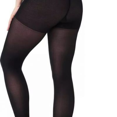 SPANX 10444R SHORTY SHAPING TIGHTS BLACK SIZE B NWT