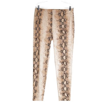 Fashion Nova Plus Size Beige Snake Print Leggings