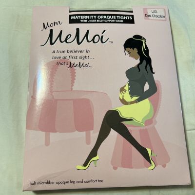 MOM MEMOI  Maternity  Tights OPAQUE Q1/Q2 BLACK Under Belly Support Band