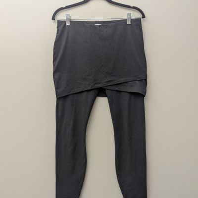 Cabi M’ Leggings Womens Skirted Ankle Pants Style #5318 Gray Cotton Blend S