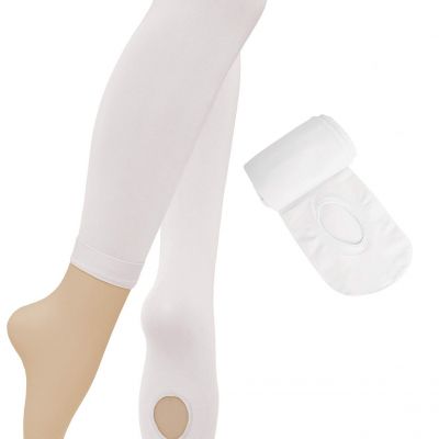 Transition Dance Tights Teenagers' Ballet and Gymnastics Training Practice Le...