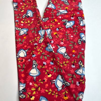 NEW LuLaRoe OS DISNEY Leggings ALICE In WONDERLAND Queen Of Hearts