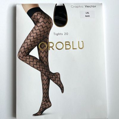 OROBLU Tights 20 Size L/XL Black