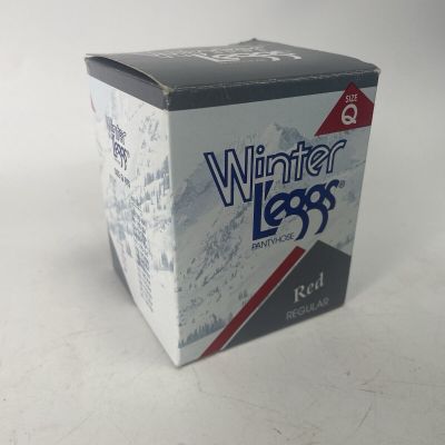 Winter Leggs Q Queen Regular Red Christmas Valentines NOS