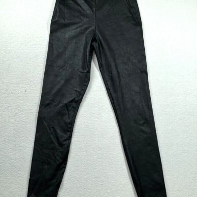 Lysse Leggings Womens X Small Black Vegan Leather Slimming Workout NWT XS