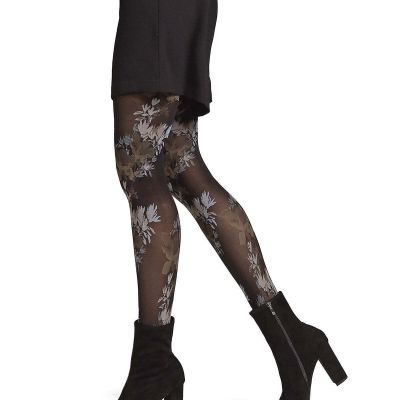 Women's Opaque Brushed Deco Nylon Tights