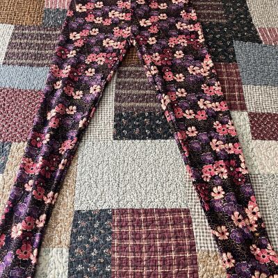 LuLaRoe Leggings OS One Size (2-12) Beautiful Flowered Pattern????????