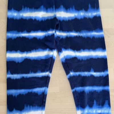 New Style & Co Women’s Tie Dye Print Leggings Mountain Blue Size PP