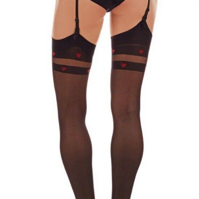 MeMOÍ LoveMoi Sweethearts Sheer Thigh High Stockings | Lov101 |