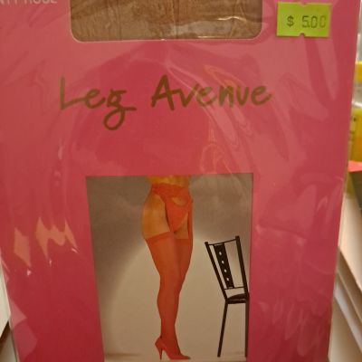 Leg Avenue Garter Belt Panty Hose, Plus Size X-4X