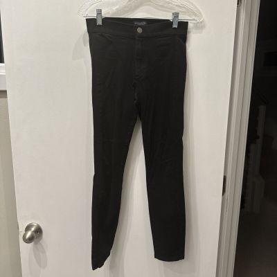 NICE! Banana Republic Size 25S Premium Black Denim Skinny High Rise Leggings