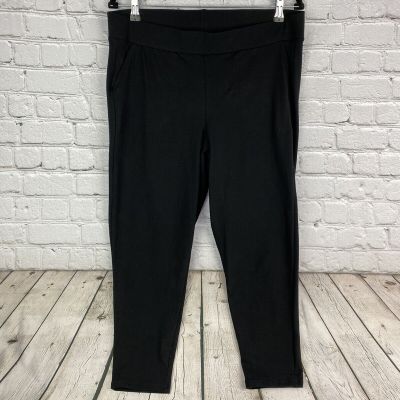 Torrid Size 2 Ankle Cropped Black Stretch Leggings LKNW