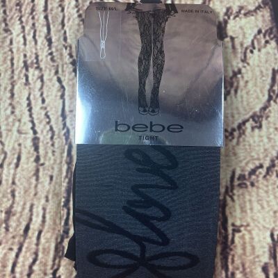 Bebe LOVE Tight Sheer Women's Panty Hose Size M / L Made in Italy Intimate