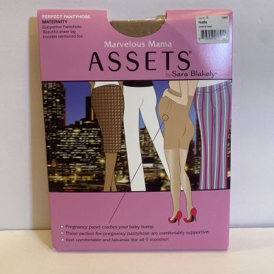 Assets Spanx Tights Size 3 Maternity Nude Marvelous Mama Shaping 150-180lbs